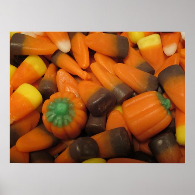 Autumn Candy Corn Poster (Front)