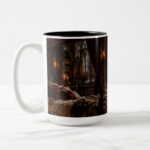 Autumn Canopy Bed Valley Black Mug