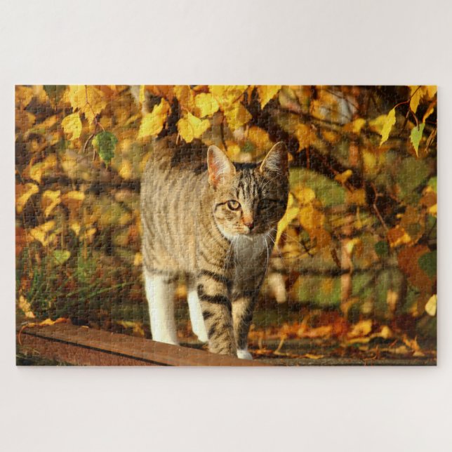autumn cat puzzle (Horizontal)