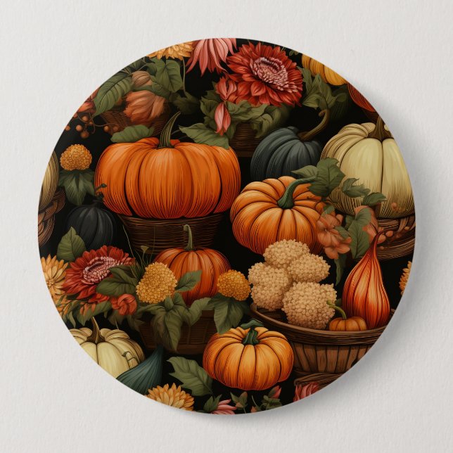 Autumn Celebration 10 Cm Round Badge (Front)