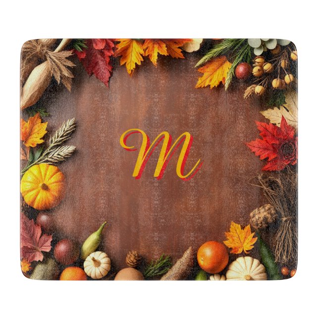 Autumn Celebration Cutting Board (Front)