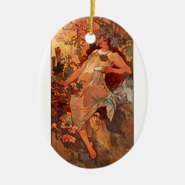 Autumn Ceramic Tree Decoration (Front)