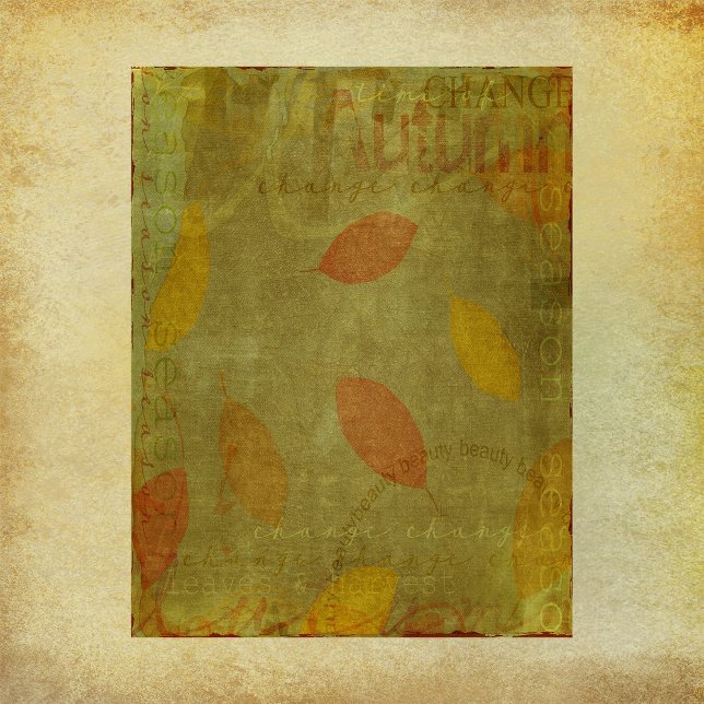 Autumn Change Scrapbook Paper (Creator Uploaded)