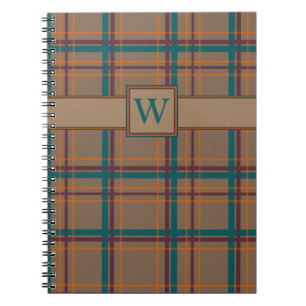 Autumn Chic Plaid Notebook