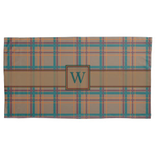 Autumn Chic Plaid Pillow Case
