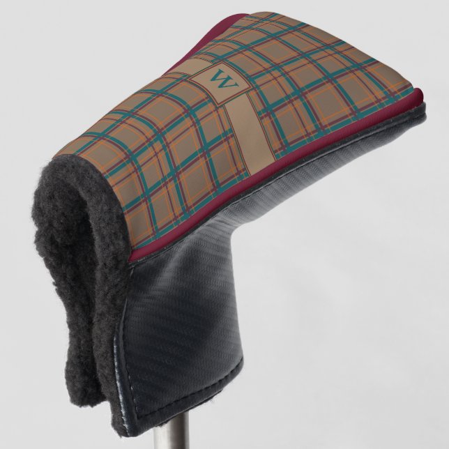 Autumn Chic Plaid Putter Cover (3/4 Front)