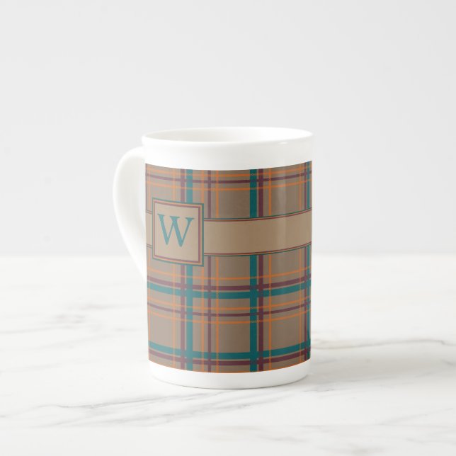 Autumn Chic Plaid Speciality Mug (Front Left)