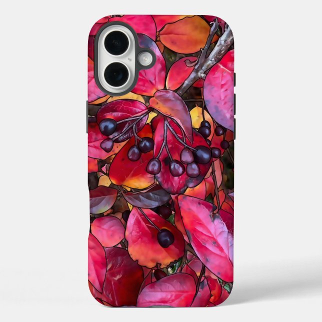 Autumn Chokecherries - Tough Phone Case (Back)