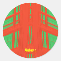 AUTUMN ~ CHRISTMAS Red Green Fractal ~