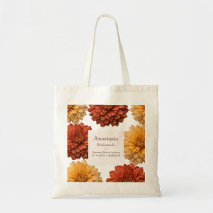 Autumn Chrysanthemum Bridesmaid Tote Bag