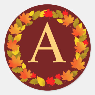 Autumn Classic Round Sticker