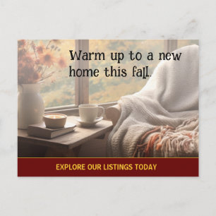 Autumn Client Real Estate Marketing Postcard