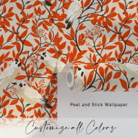 Autumn Cockatoos in Crimson Foliage 