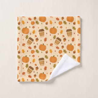 Autumn Coffee Wash Cloth