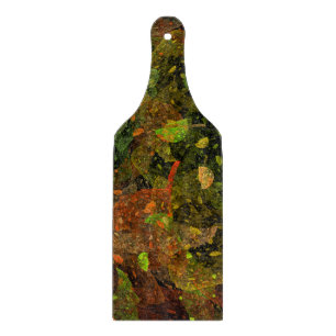 Autumn colorful decorative design cutting board