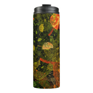 Autumn colorful decorative design thermal tumbler