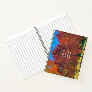 Autumn Colors Believe Notebook
