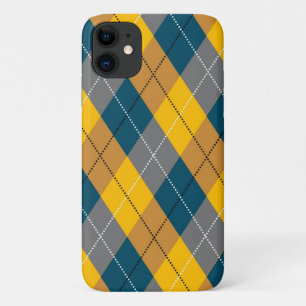 Autumn Colour Argyle Geometric Plaid Pattern Case-Mate iPhone Case
