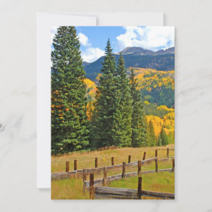 Autumn Colour in the Countryside Thank You Card