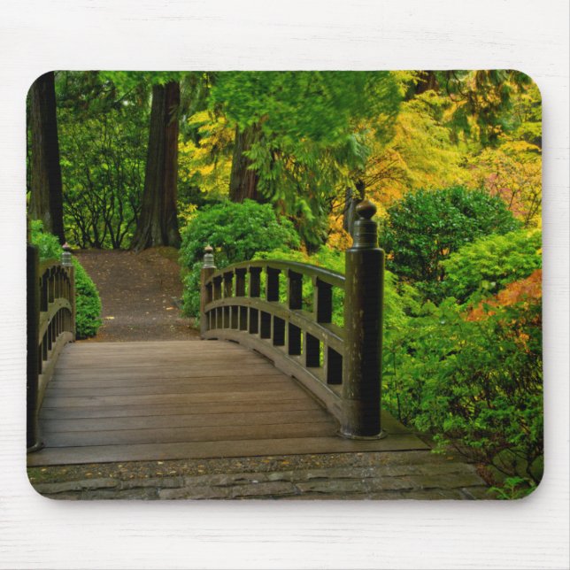 Autumn Colour, Portland Japanese Garden Mouse Pad (Front)