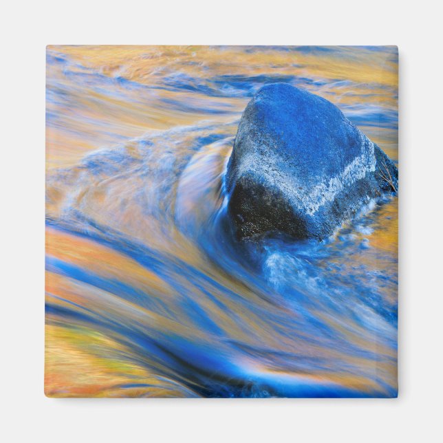 Autumn Colour Water Abstract Magnet (Front)