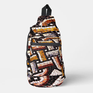 Autumn Coloured Mosaic Sling Bag