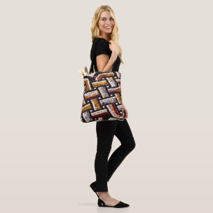 Autumn Coloured Roman Mosaic Tote Bag