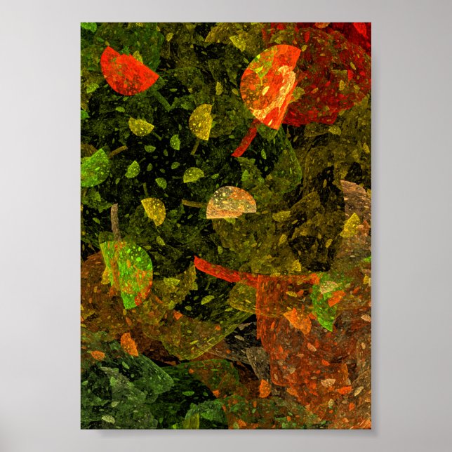 Autumn colourful decorative design poster (Front)