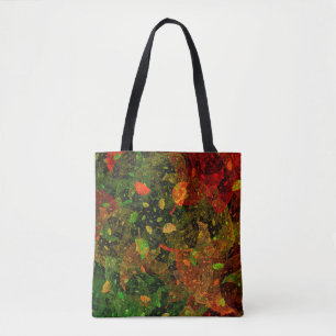 Autumn colourful decorative design tote bag