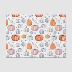 Autumn Colourful Pumpkin Pattern Tissue Paper