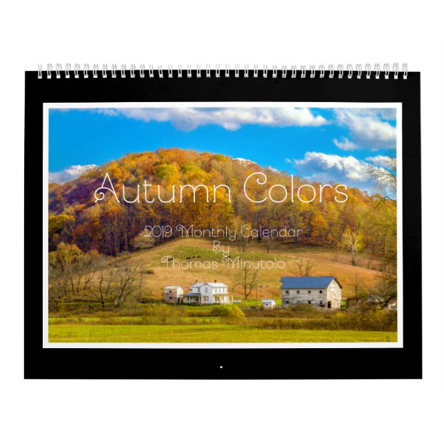 Autumn Colours 2019 Calendar By Thomas Minutolo (Cover)