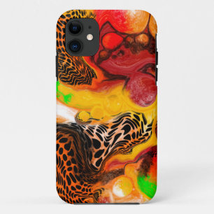 Autumn Colours Abstract Pour Painting Case-Mate iPhone Case