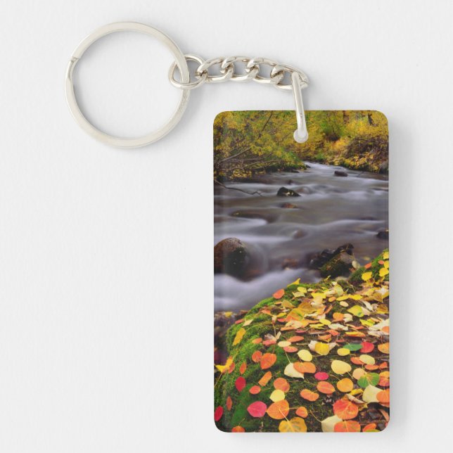 Autumn Colours along McGee Creek Key Ring (Front)