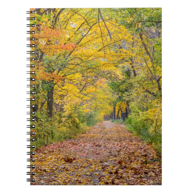 Autumn Colours At Independence State Park Spiral Notebook (Front)
