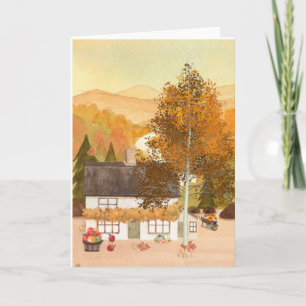 Autumn Colours Blank Card