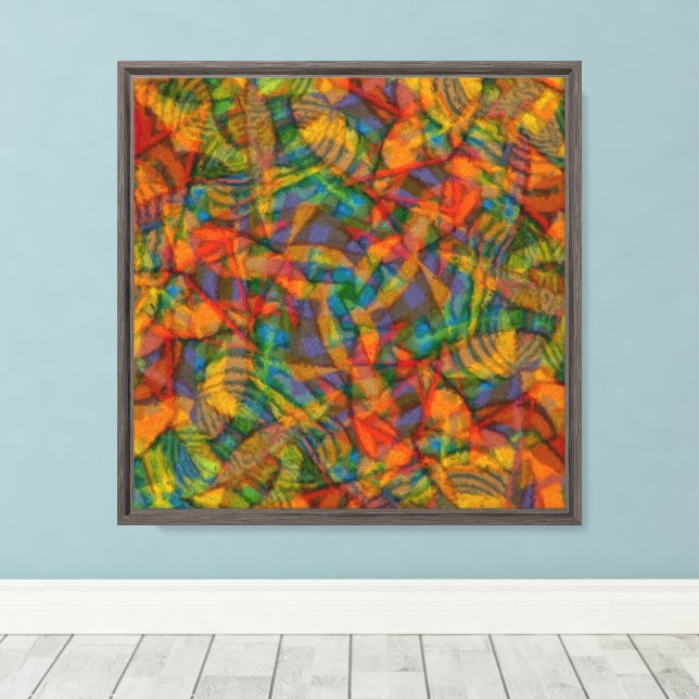 Autumn Colours Canvas Print (Insitu(Wood Floor))