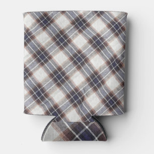 Autumn Colours Gingham Ecological Cotton Can Cooler