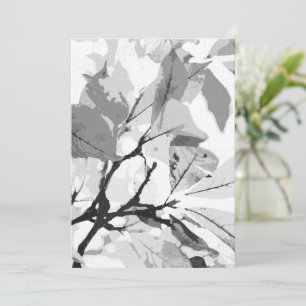 Autumn colours, leaves 2 thank you card