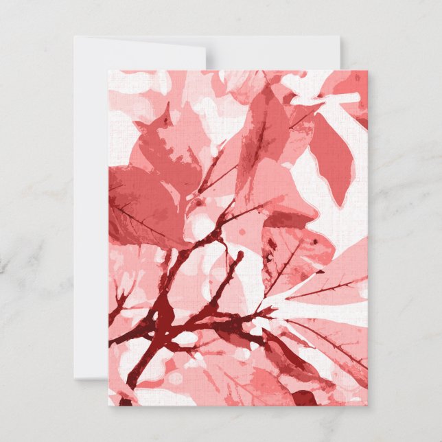 Autumn colours, leaves 3 card (Front)