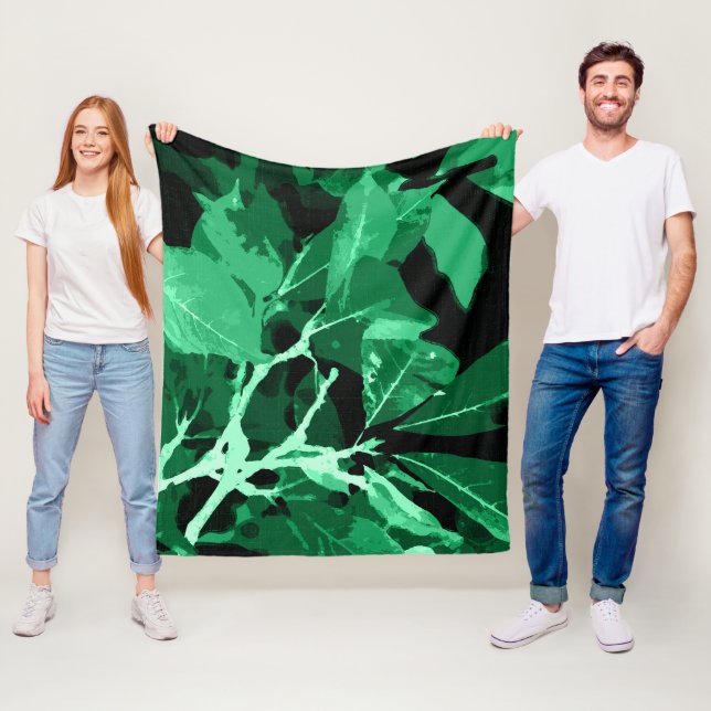 Autumn colours, leaves 7 fleece blanket (In Situ)