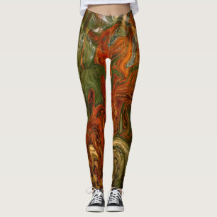Autumn colours... leggings