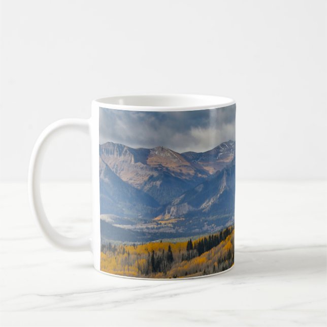 Autumn Colours on Aspen Groves Coffee Mug (Left)