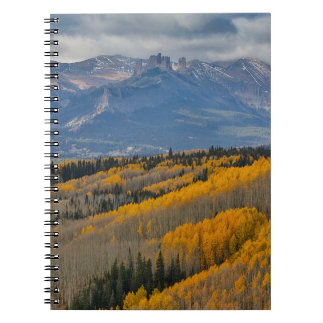 Autumn Colours on Aspen Groves Notebook (Front)