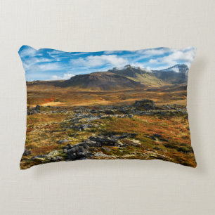 Autumn colours on the landscape decorative cushion