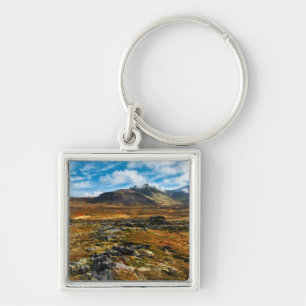 Autumn colours on the landscape key ring