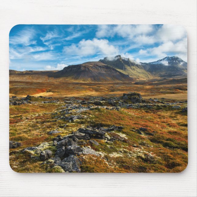 Autumn colours on the landscape mouse pad (Front)
