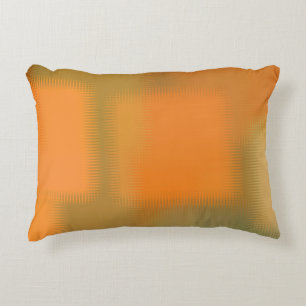 Autumn Colours Orange Red Yellow Green Brown Decorative Cushion