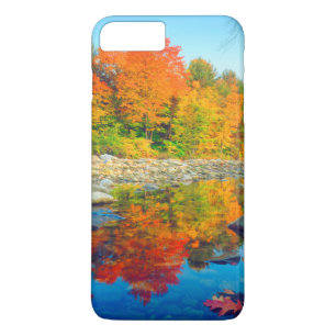 Autumn Colours reflecting in a stream in Vermont Case-Mate iPhone Case