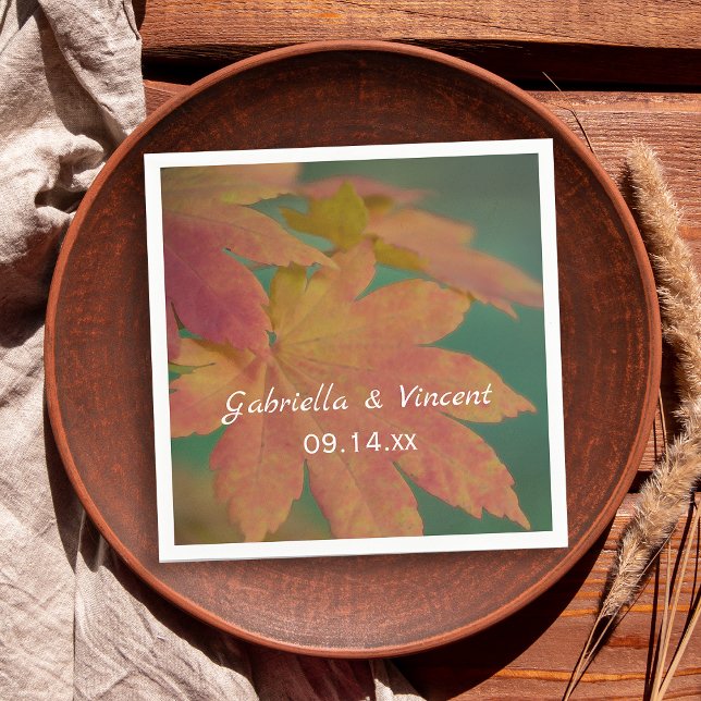 Autumn Colours Wedding Napkin (Creator Uploaded)