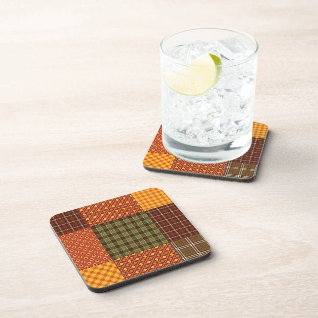 Autumn Comfort Quilt Coaster (Right Side)